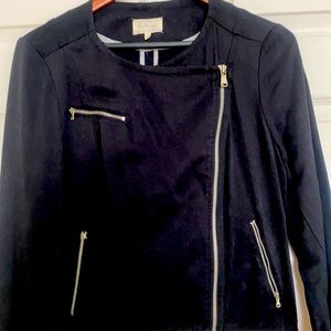 Imported black jacket.  No tag   Size S  fits size 4/6.  Lou &grey.